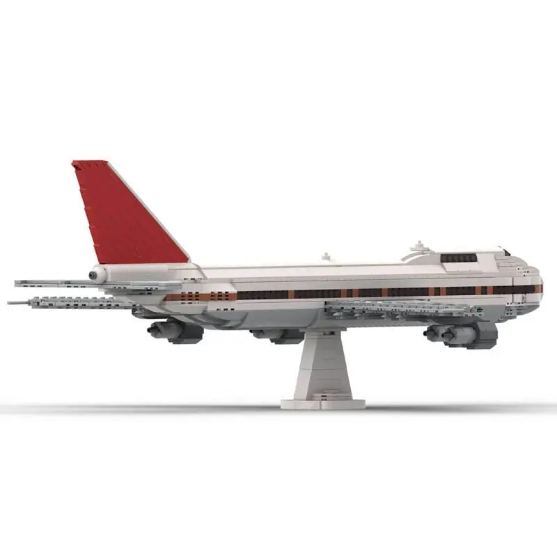 

Custom MOC-138984 747-200 Series Airplane Set Creative Ornament (1546 Parts)