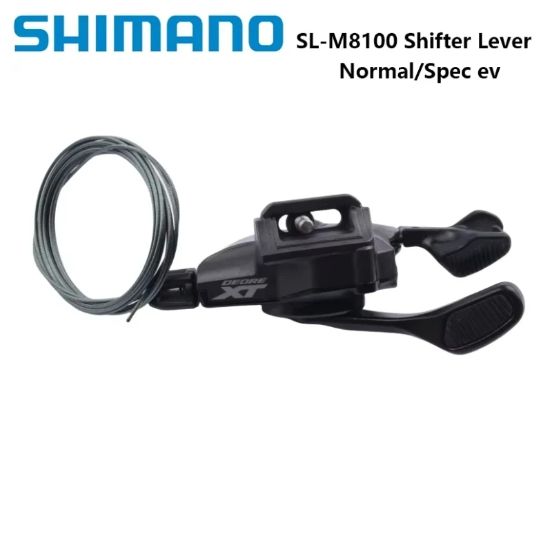 SHIMANO M8100 SL Spec Ev XT Left 2s/Right 12s Normal M8100 Shifter Lever 1PCS MTB Bike Cycling Bicycle Shift Lever