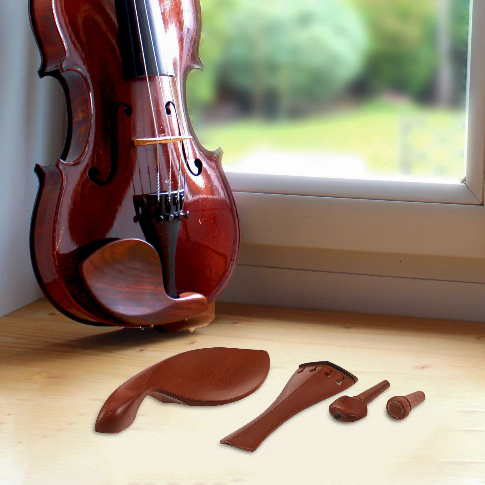 

Wooden Rest Pegs Tailpiece Endpin Repair Kit Replacement Parts Wooden Violin Pegs For Violin Accessories Fittings