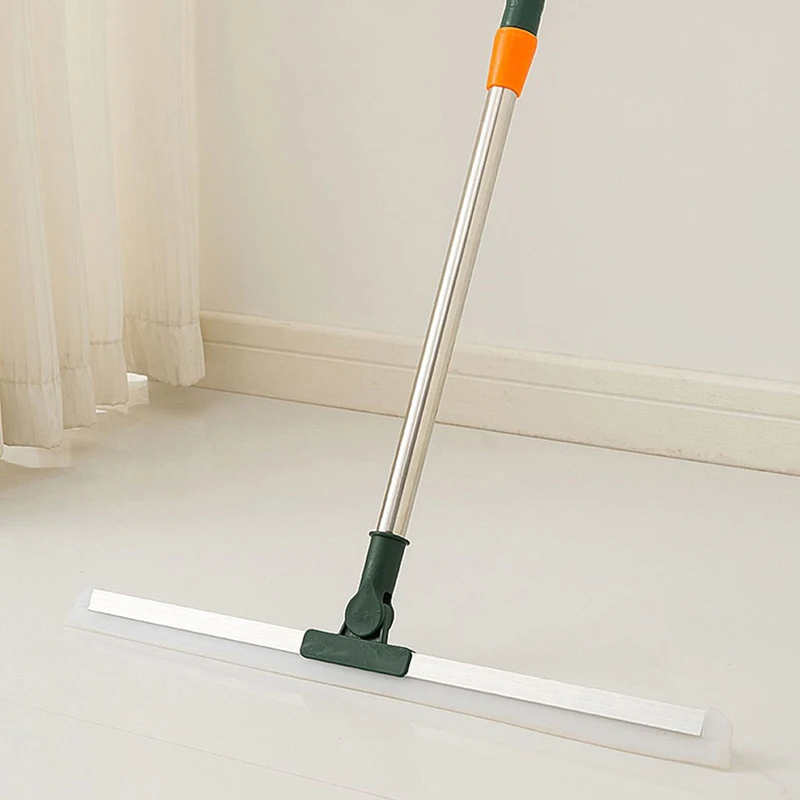 Telescopic Toilet Bathroom Wiper Mop Magic Broom Sweeping Ground Scraping Floor Cleaning Household Mop Cleaning Tool