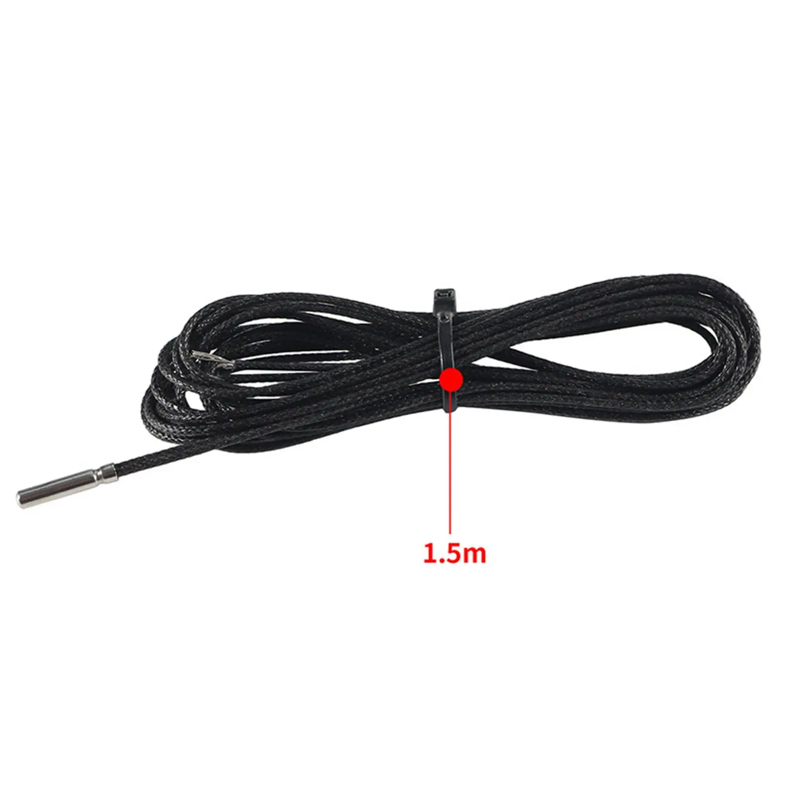 Professional PT1000 Temperature Probe with 1.5m Wire Fiberglass Thermal Sensor for 3D Printer Extruder Upgrade