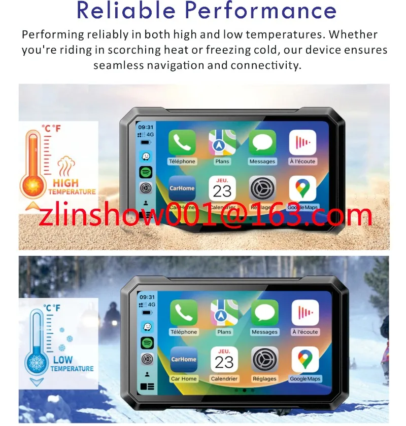 جديد 7 بوصة IPS Android 12 مقاوم للماء مجاني IGO أفضل ملاحة GPS للشاحنة من المصنع