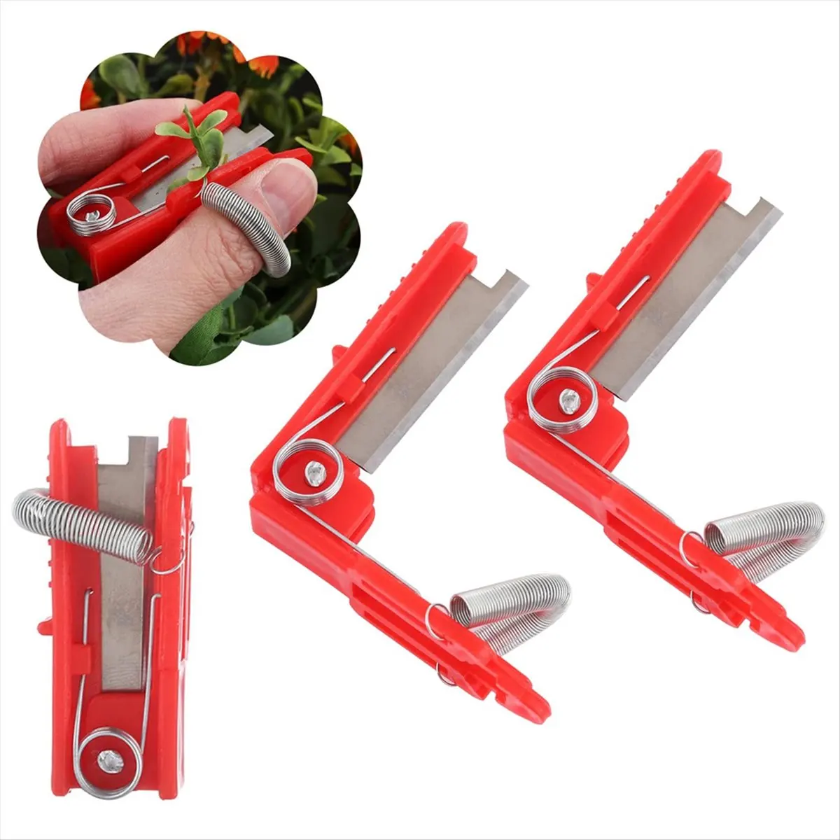 A67T NEW Multifunctional Thumb Picking Tool Thumb Tool for Picking Tea Leaves for Picking in Farm Gardens and Orchards 12pcs