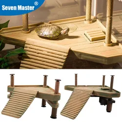 Turtle Basking Platform Terrapin Dock Brazilian Water Turtle Floating Island Reptile Ramp Platform Aquarium Decor Lying platform