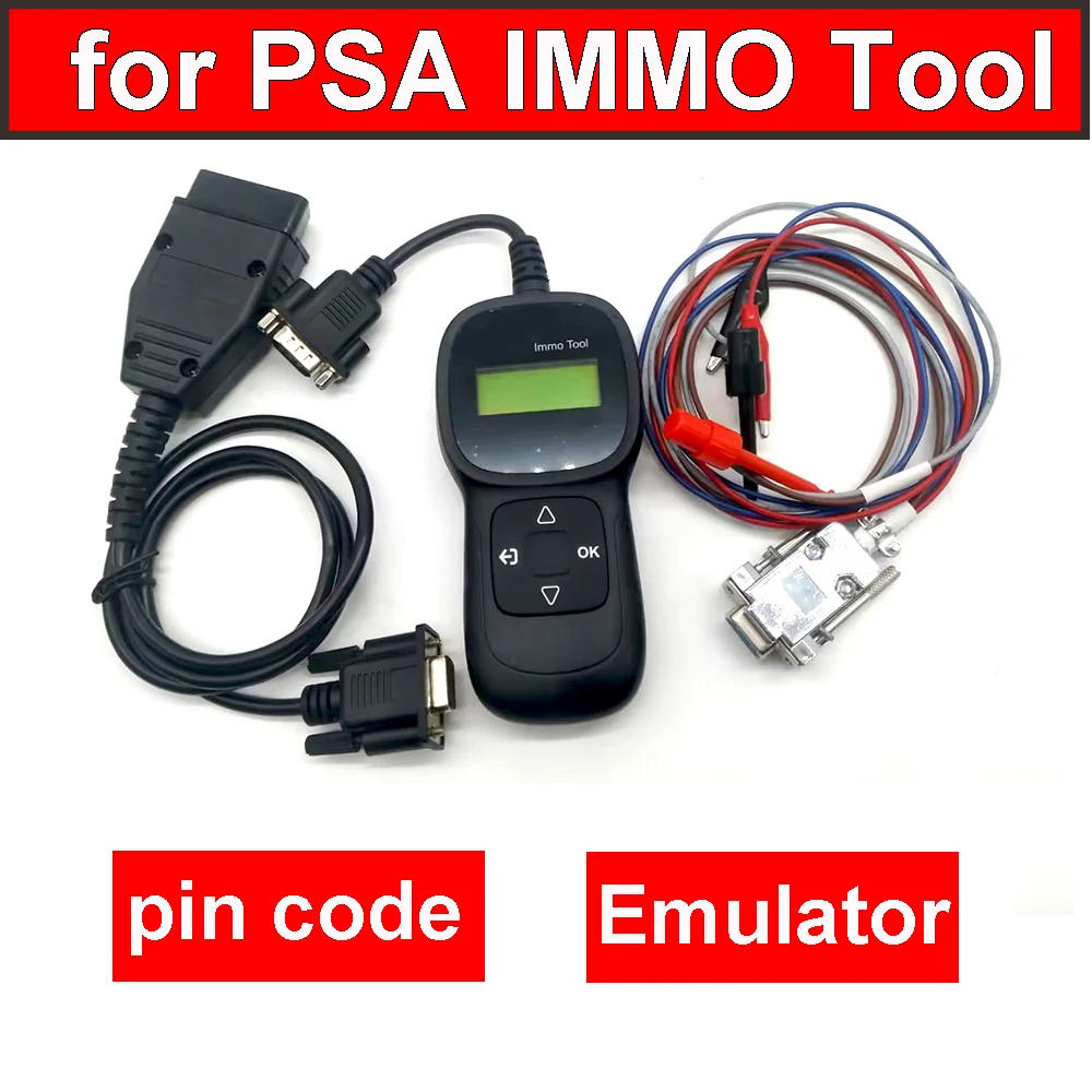 for PSA IMMO Tool Car Key Simulator Caculator Program For Peugeot Cit-roen 2001-2018 Accessories Emulator Code PS A IMMO Reader