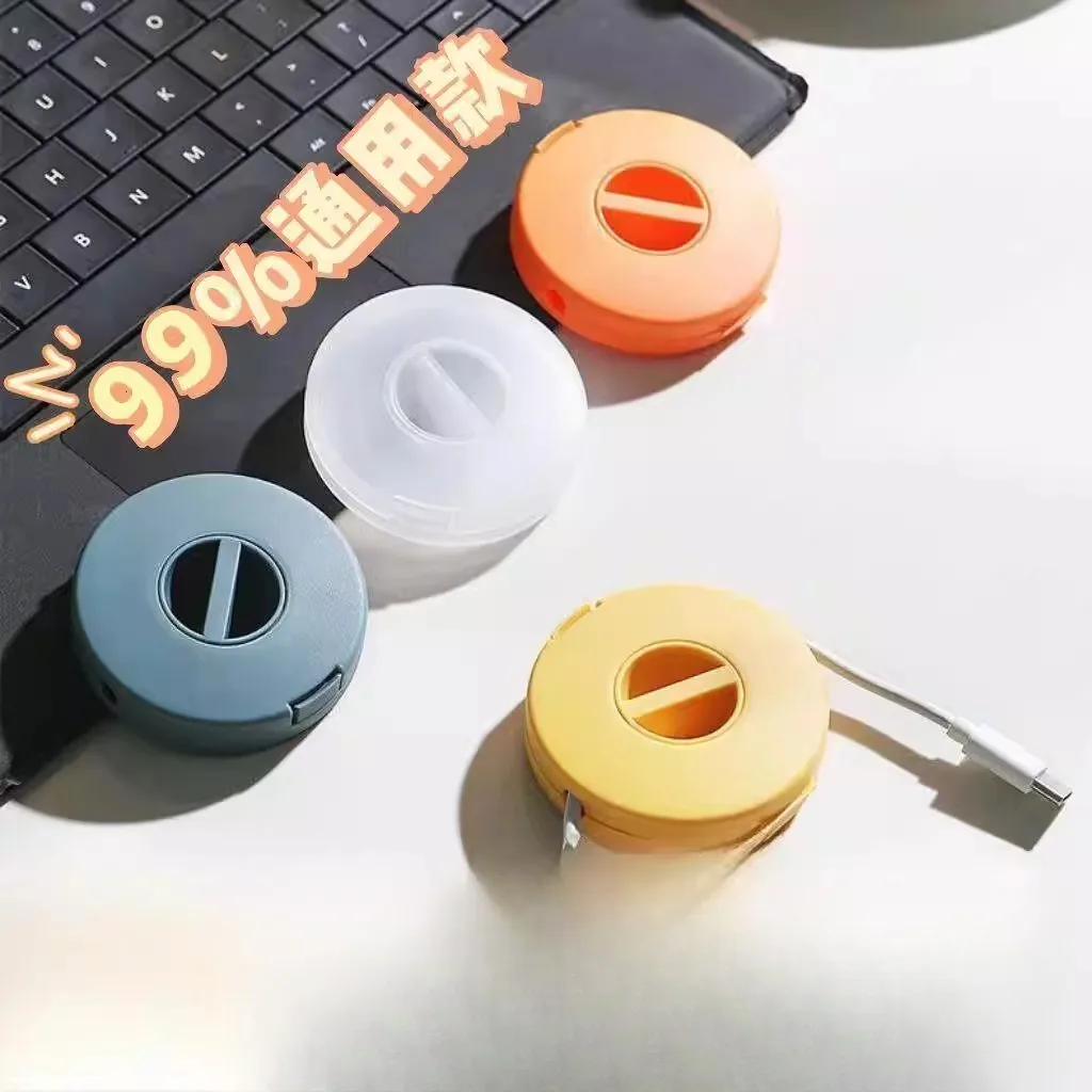 Automatic Retractable Data Cable Organizer Storage Box Multi-Functional Wire Arranger Family Organization Tools by Jinluohe