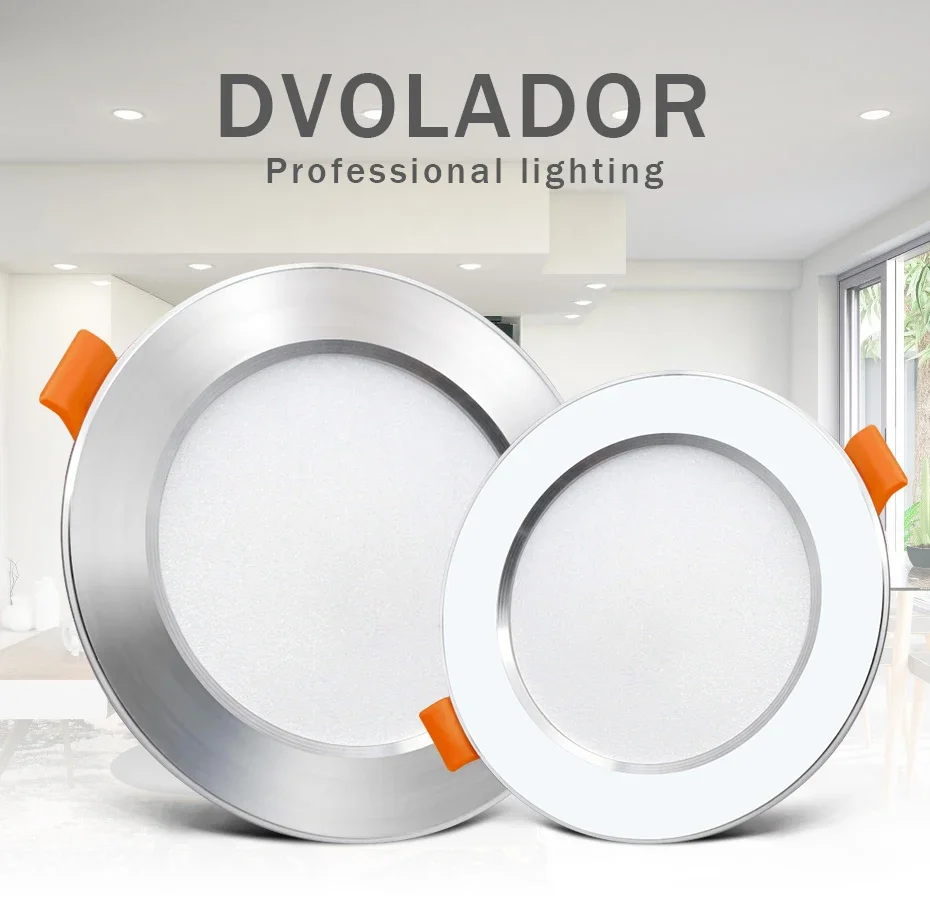 

Energy-Saving Round LED Downlight - SMD2835 3W/5W/7W/9W/12W Slim Ceiling Spot Light AC220V Indoor Lighting