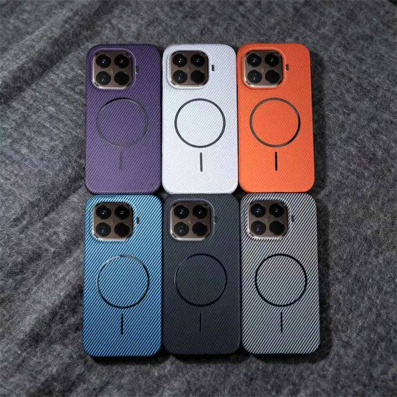 Für Xiaomi Mi 17T Pro Hülle Hartplastik Kohlefaser Magnetisch MagSafe Schutzhülle Rückseite Für Xiaomi Mi 17T 15T Pro Handyhülle
