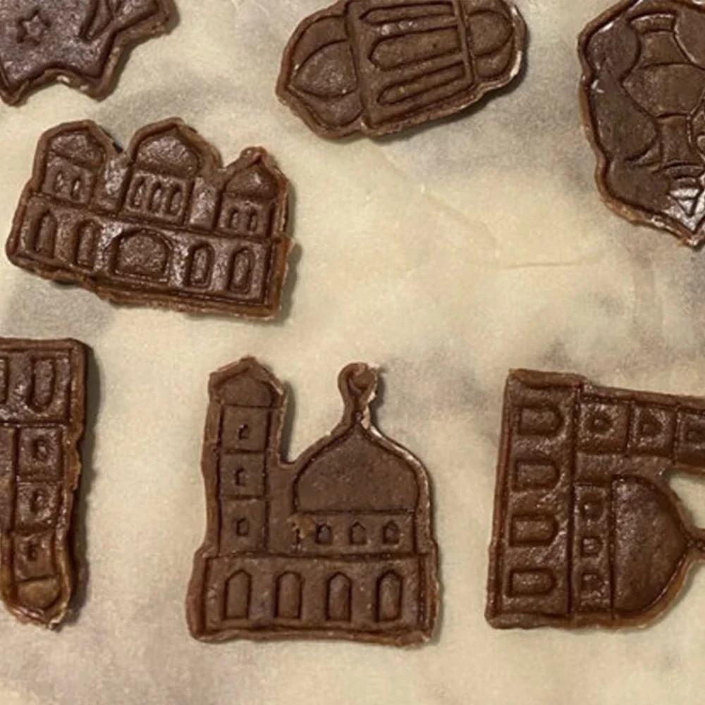 8 Stuks Cookie Cutter Stempel Voor Eid Mubarak Eid Al Fitr Crescent Moskee Theepot Biscuit Mold Ramadan Keuken Bakken Gebak gereedschap