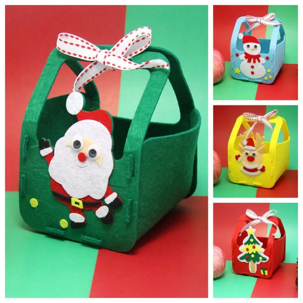 不織布の持ち運び可能なバッグ,クリスマスの木の形をしたバッグ,DIY,キャンディークリスマス,レック,santa claus,父,家の装飾
