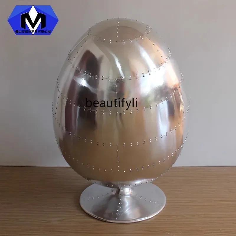 

LHY26 ss Art space алюминиевый кожаный стул креативный модный диван из яичной скорлупы из стекловолокна кресло для отдыха знаменитый стул для учителя