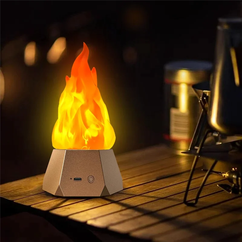 T98C-LED Simulation Flame Lamp LED Flame Lamp Outdoor Camping Garden Landscape Decoration Lamp Dining Table Decoration