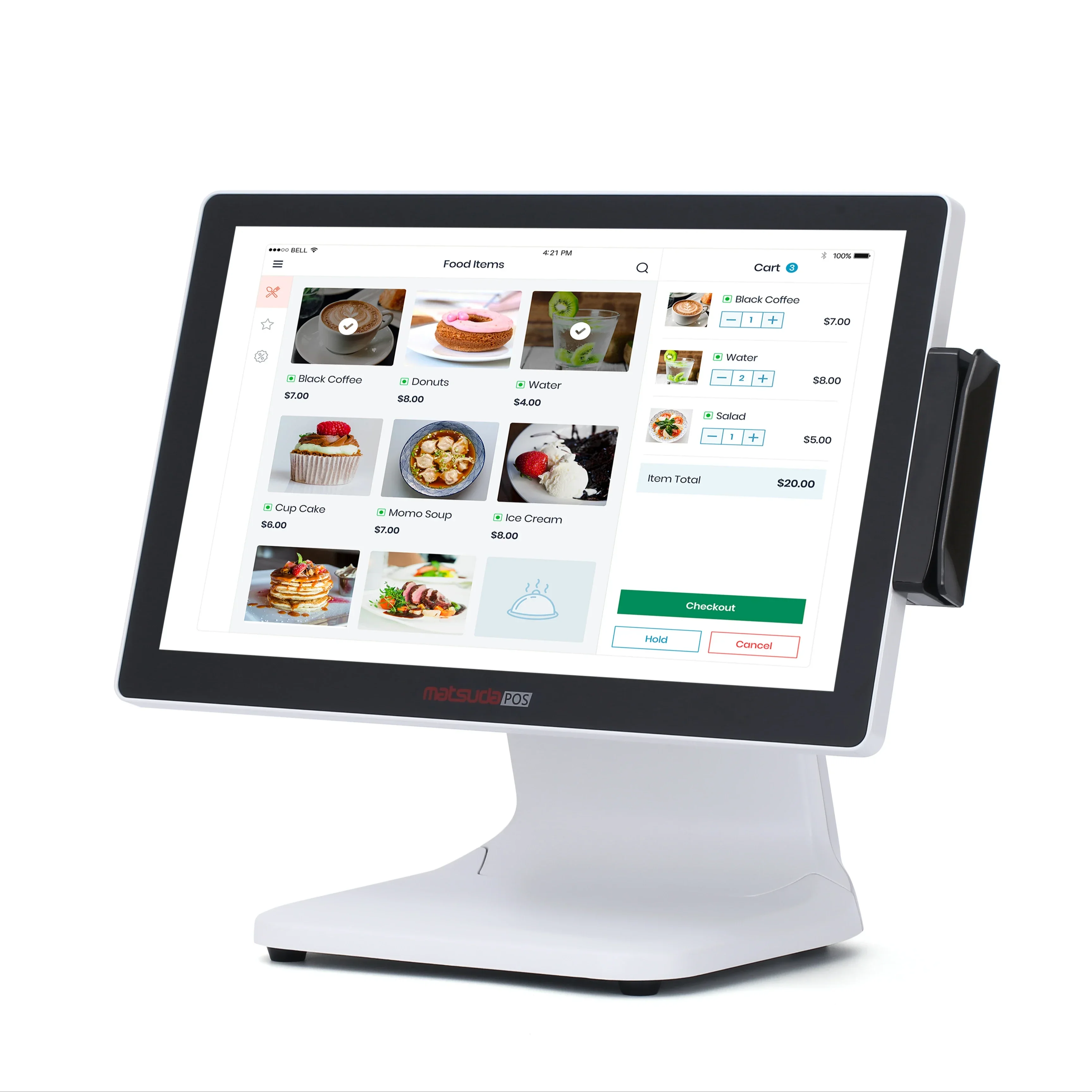 

In stock Factory Outlet 15.6'' Dual Touchscreen POS Terminal Android Cash Register Catering Industry POS System
