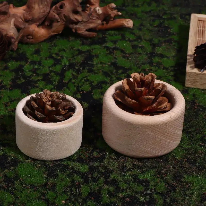 New Pine Cone Wood Essential Oil Diffuser Long-Lasting Floral Wooden Essential Oil Diffuser Home Car Oil Diffuser