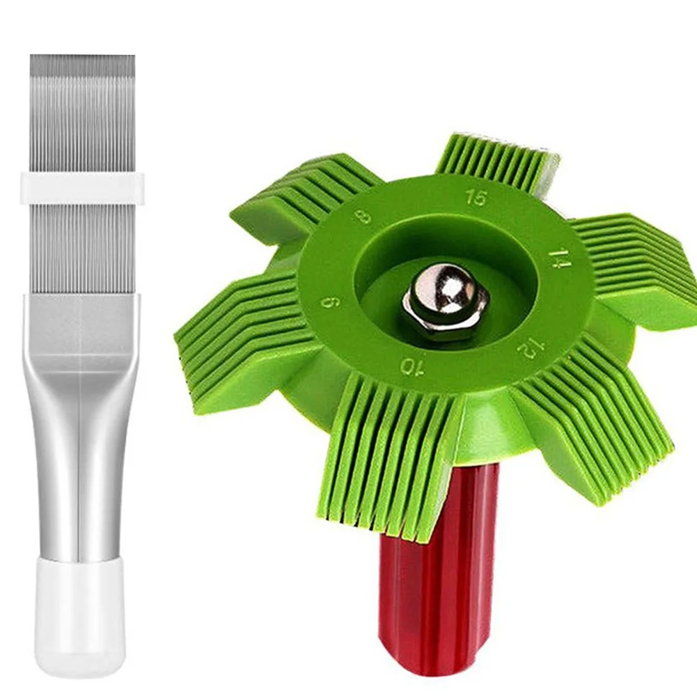 

Portable Air Conditioning Fin Comb Radiator Condenser Cleaning Brush Refrigeration Repair Tool Home Kitchen Cleaning Accessories
