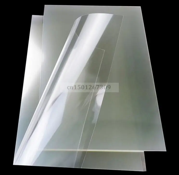 Thickness 200micron A4 Clear Transparent Plastic Binding Cover Acetate Sheets 10/20/50 - You Pick