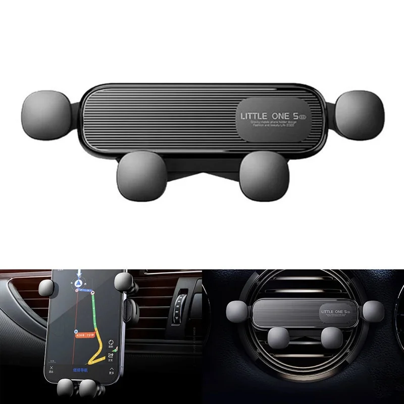 Gravity Car Phone Holder Cell Phone Car Air Vent Phone Mount Universal Shockproof GPS Smartphone Stand For iPhone Samsung Huawei