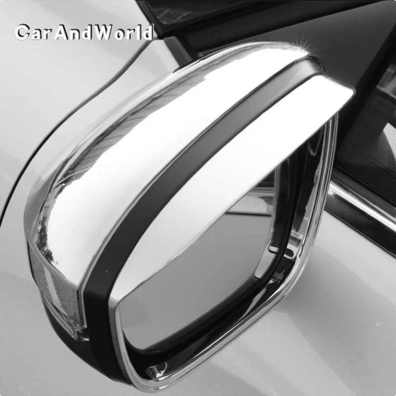 Car Body Side Door Rear View Mirror Cover ABS Chrome Exterior Trims Accessories For Mitsubishi Outlander 2022-2025 - view 5