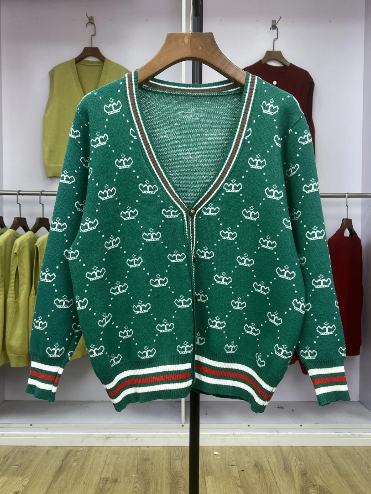 

Women's Knitted Open Cardigan Sweater V-Ne Tassel Loose Fit Faionable Korean Sle Spring Autumn New Arrival Top