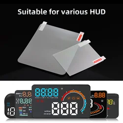 Car HUD Reflective Film Head Up Display System Film OBD II Fuel Consumption Overspeed Display Auto Accessories Reflective Film
