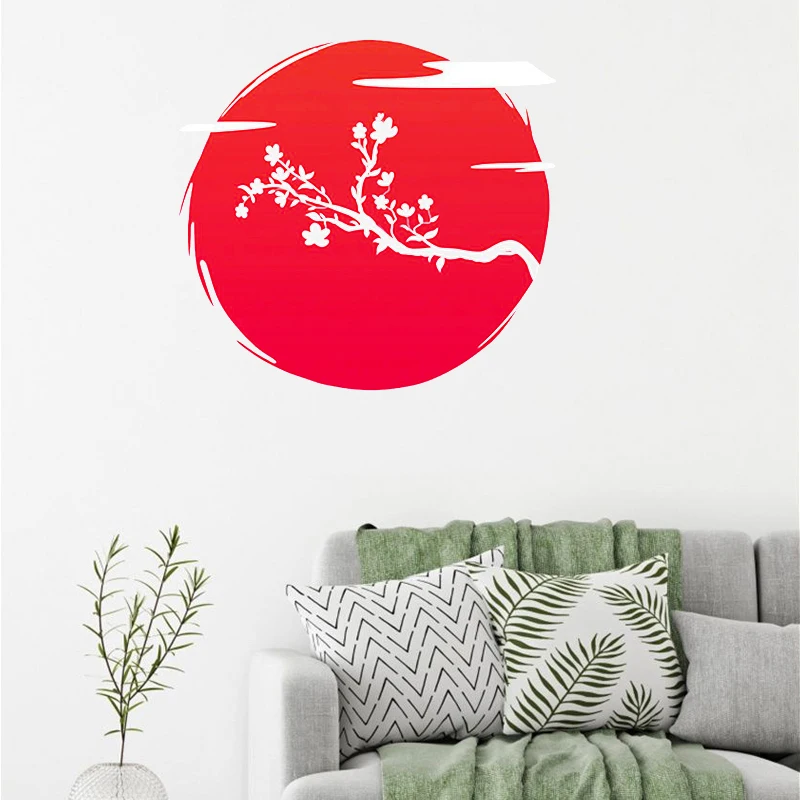 Transparent Background Decoration For Japanese Art With Ancient Design Of Samurai Training Wall Sticker Mural Living Room Decal