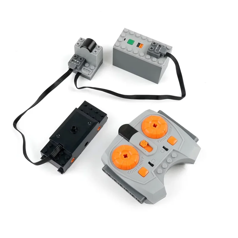 Train Motor Technology Building Blocks Parts RC Power Functions Railway Track Base Plate DIY Assembly MOC Bricks Toys Accessory