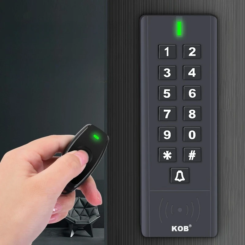 KOB Wireless Access Control System Wiring Free Card Swiping Password Integrated Electromechanical Plug-in Lock Access Lock Set