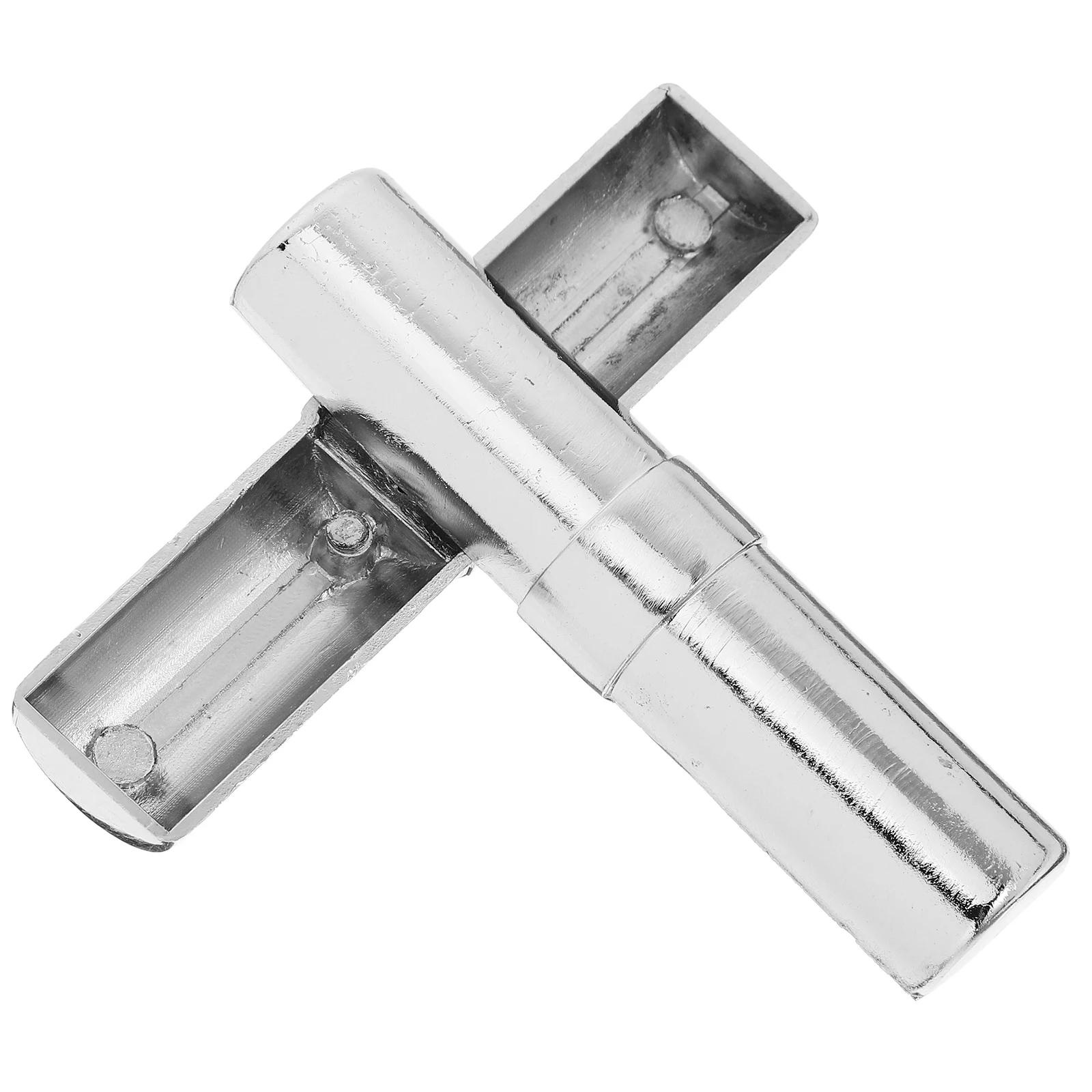 

Stainless Steel Tube Connectors Heavy Duty Pipe Fittings For Closet Rod Shelf Assembly Round Pipe Joint Fixing Mounting