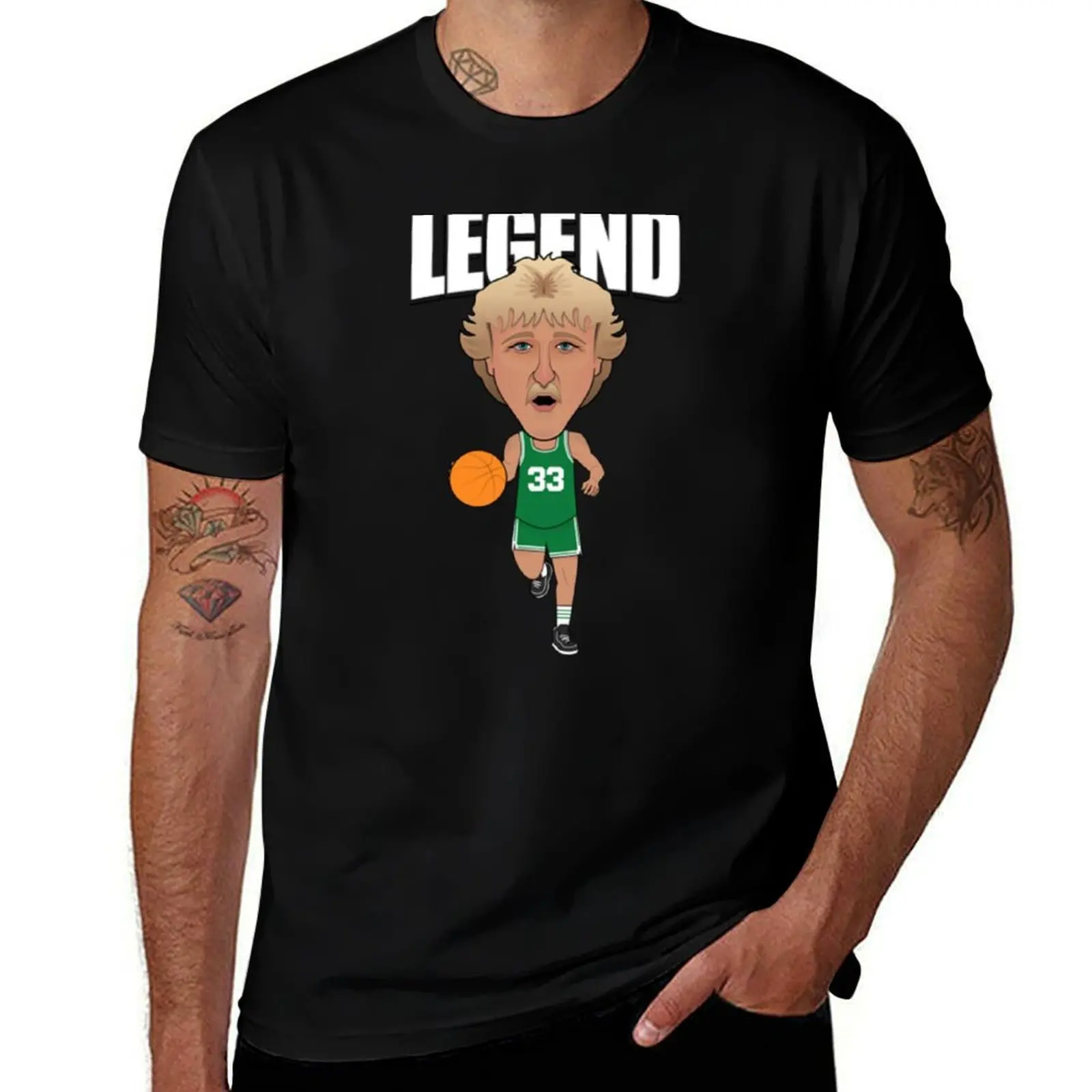 

Larry Bird Legend 33 T-Shirt t shirt custom print t shirts for man graphic vintage cotton t shirt man T-Shirt