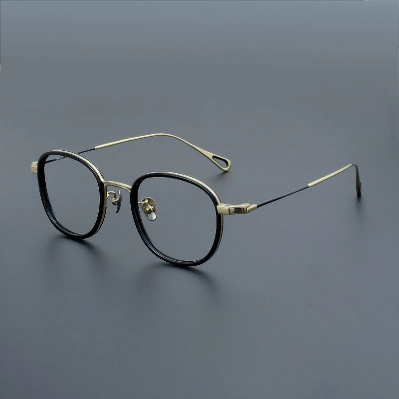 

Lightweight Optical Japanese U-158 Retro Square Glasses Frames for Male Titanium Small Myopia Female Handmade Reading Eyeglasses