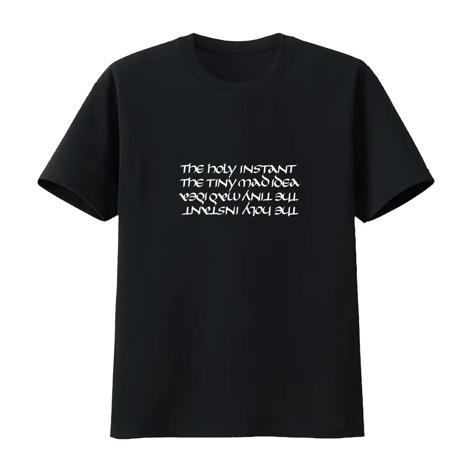 The holy instant the tiny mad idea T-Shirt Summer Casual Cotton Tee Oversized Streetwear Tops Vintage Graphic Print
