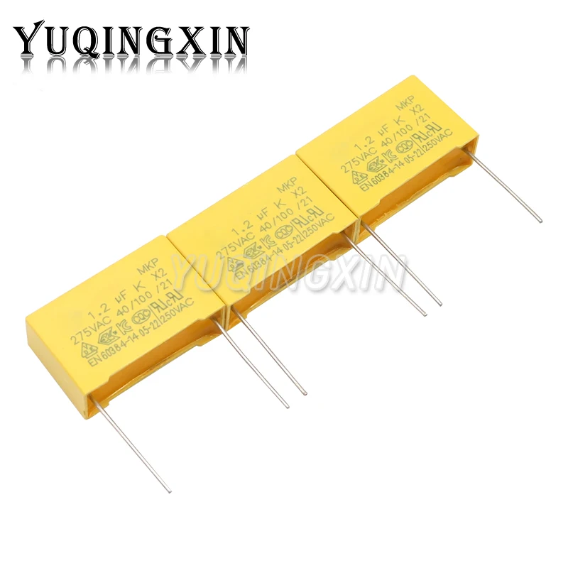 10pcs 275VAC X2 Safety capacitor 275V 10mm 15mm 22.5mm 27.5mm 0.022UF 0.047UF 0.1UF 0.22UF 0.47UF 0.68UF 1UF Polypropylene film