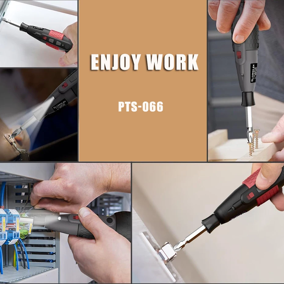 Imagem -06 - Mini Chave de Fenda Elétrica Poderosa Torque de Níveis Luz Led tipo c Estilo Caneta Manutenção Doméstica Fácil para Iniciantes