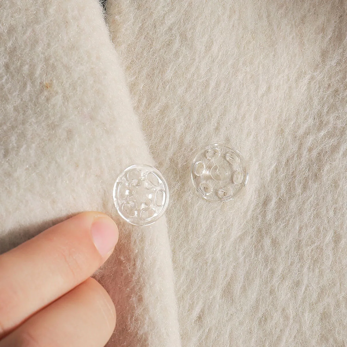 

1000pcs Transparent Snap Button 7Mm Plastic Sewing Buttons For T-Shirt Clothes Diy Crafts Making Round Buttons Fasteners