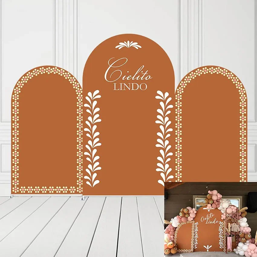 Mehofond Toile de fond personnalisée double face Mexicain Cielito Lindo pour Mariage, Anniversaire d'enfants, Baby Shower, Décoration d'arche Chiara et Photos