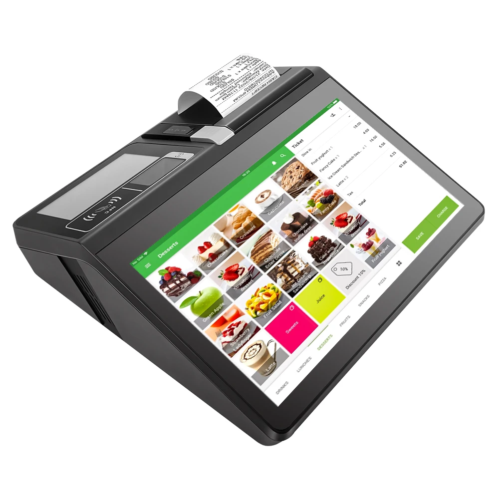 

11.6 inch Windows 10 Android Desktop Pos Terminal All-in-one pos Systems Mini Order Tablet PC Pos with NFC Reader