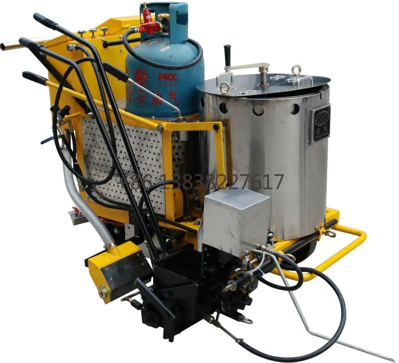 High Efficiency Road Dotted Line Marking Equipment Airless Spraying for Highway Construction Thermoplastic Paint