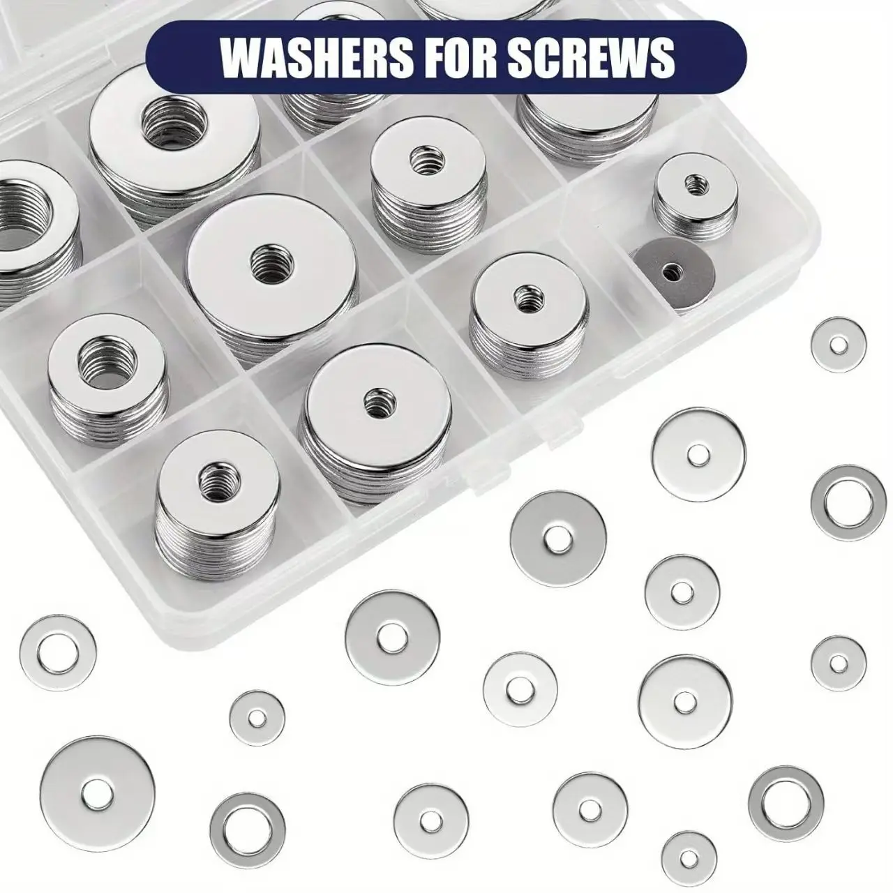 1-1000Pcs 6061 Aluminum Alloy Large Flat Washer Thickened Screw Washer Round M3 M4 M5 M6 M8 M10 M12 M16 M20 Metal Sealing Washer