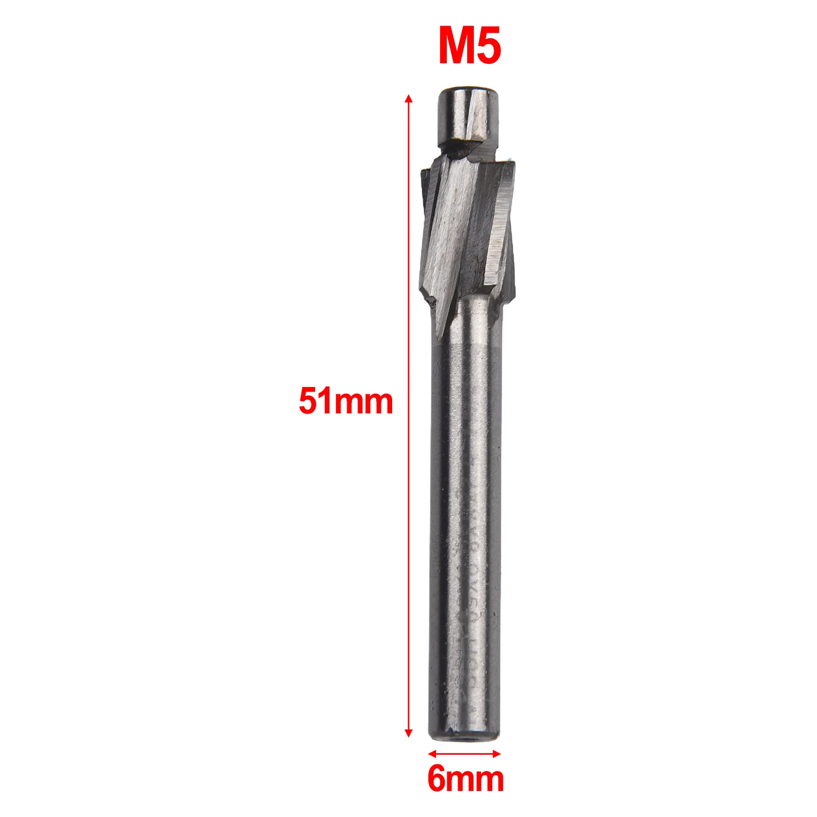 1pc HSS Counterbore End Mill M3-M8 Pilot Slotting Tool Countersink Milling Cutter Countersink End Mills CNC Machine Milling Tool