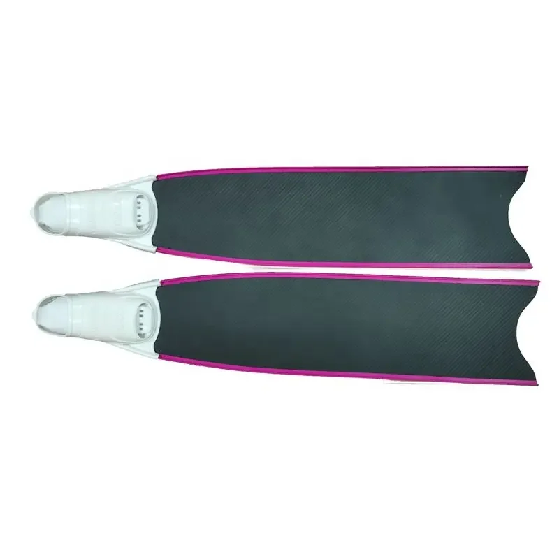 Carbon Fiber Diving Fins for Adult, Peso leve, Lâmina longa, Suave