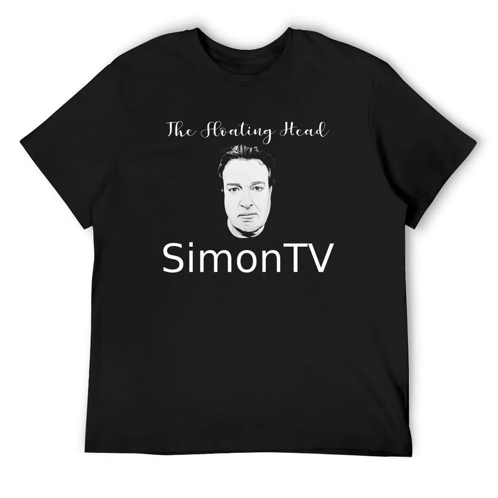 

SimonTV The Floating Head T-Shirt vintage t shirts cotton graphic tees graphic t shirts kawaii clothes mens t shirt