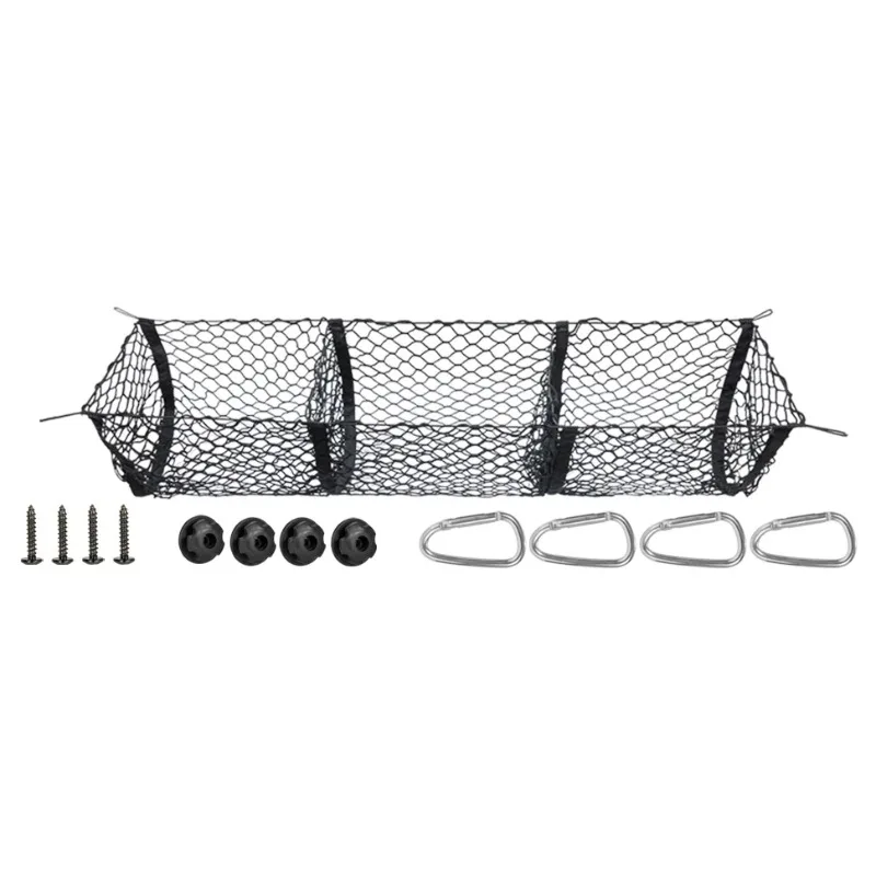 Universal Car Trunk Net Elastic Luggage Net Cargo Organizer Storage Nylon Mesh Nets Stretchable Car Interior Mesh Network Pocket
