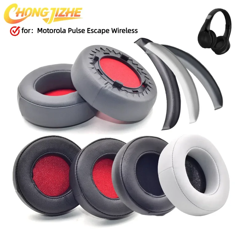 

CHONGJIZHE Replacement Ear pads With buckle for Motorola Pulse Escape Wireless Headphones Ear Cushions Earpads headset Earmuff