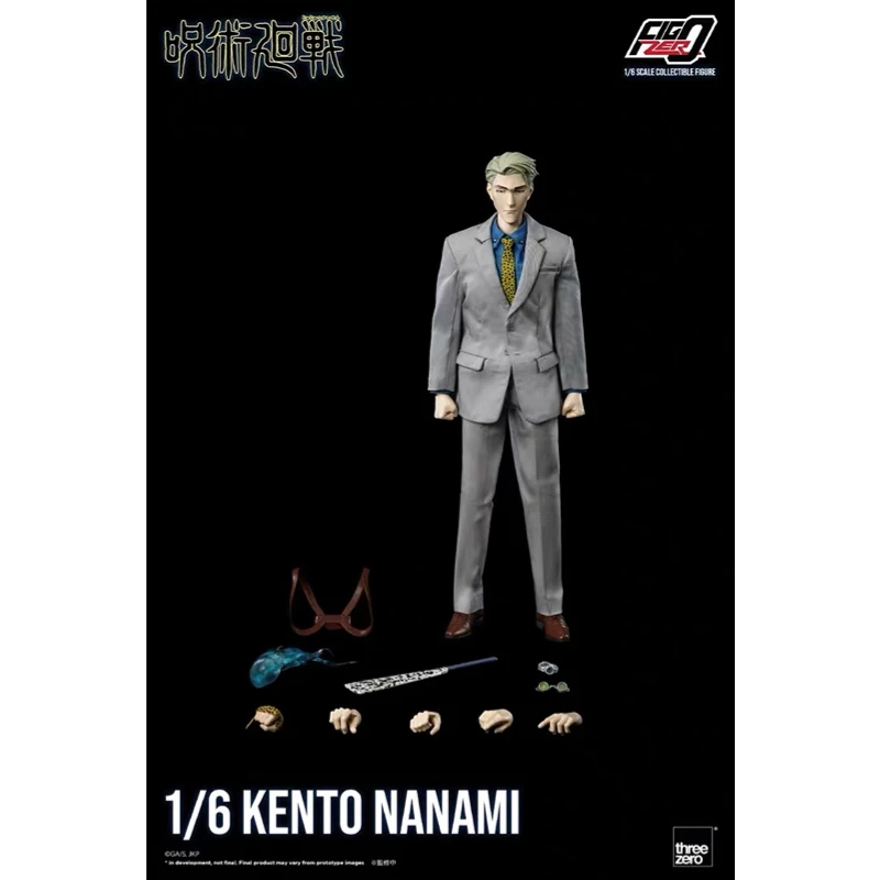 

Genuine Original ThreeZero 1/6 Jujutsu Kaisen Anime Nanami Kento 31cm Model Articulated Action Figure Ornament Doll Toy