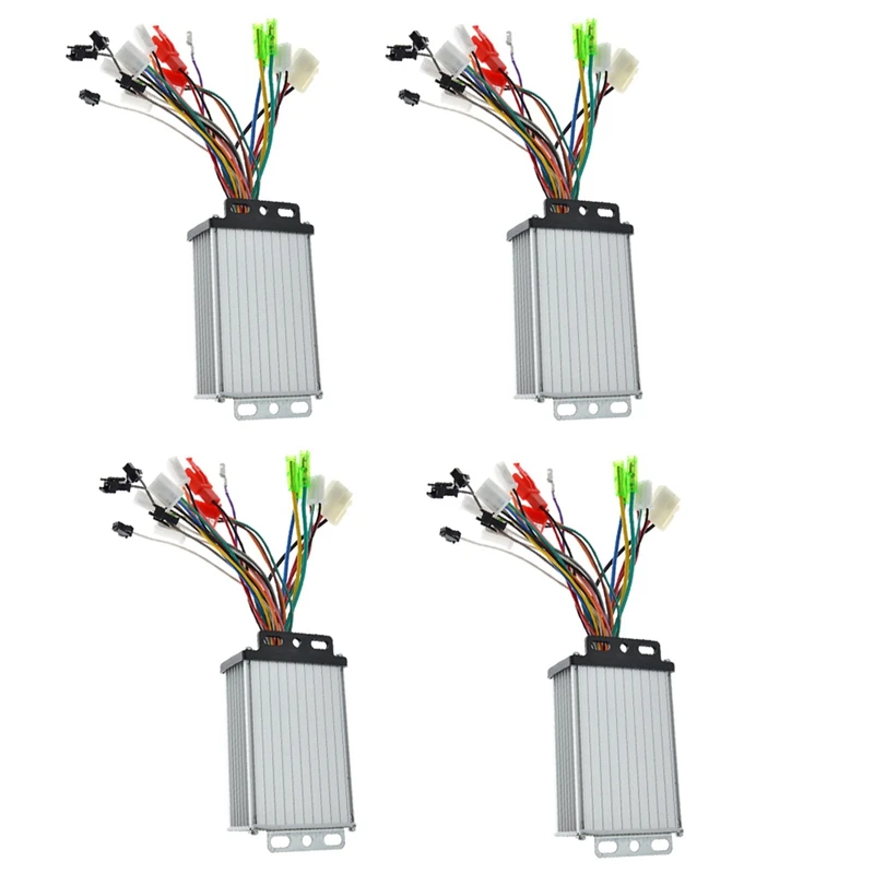 4X 36V 48V 350W E-Bike Brushless Controller 6 Tube Dual Mode For Electric Bicycle Scooter Speed Intelligent Dual Motor