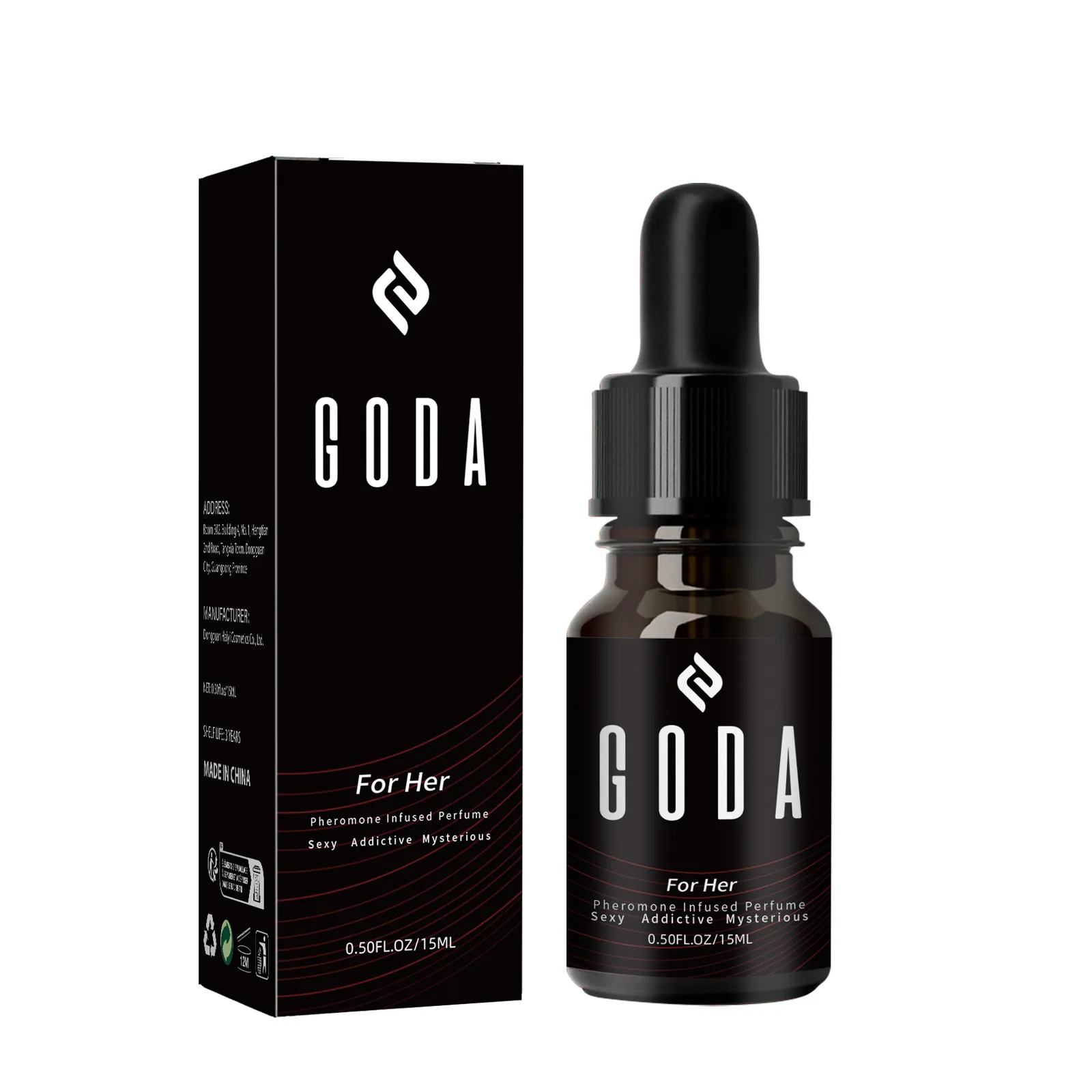 

GODA Unisex Perfume 3PCS Fresh Light Scent Long Lasting Fragrance for Office Dating Party Travel Portable Luxury EDP Fragrance