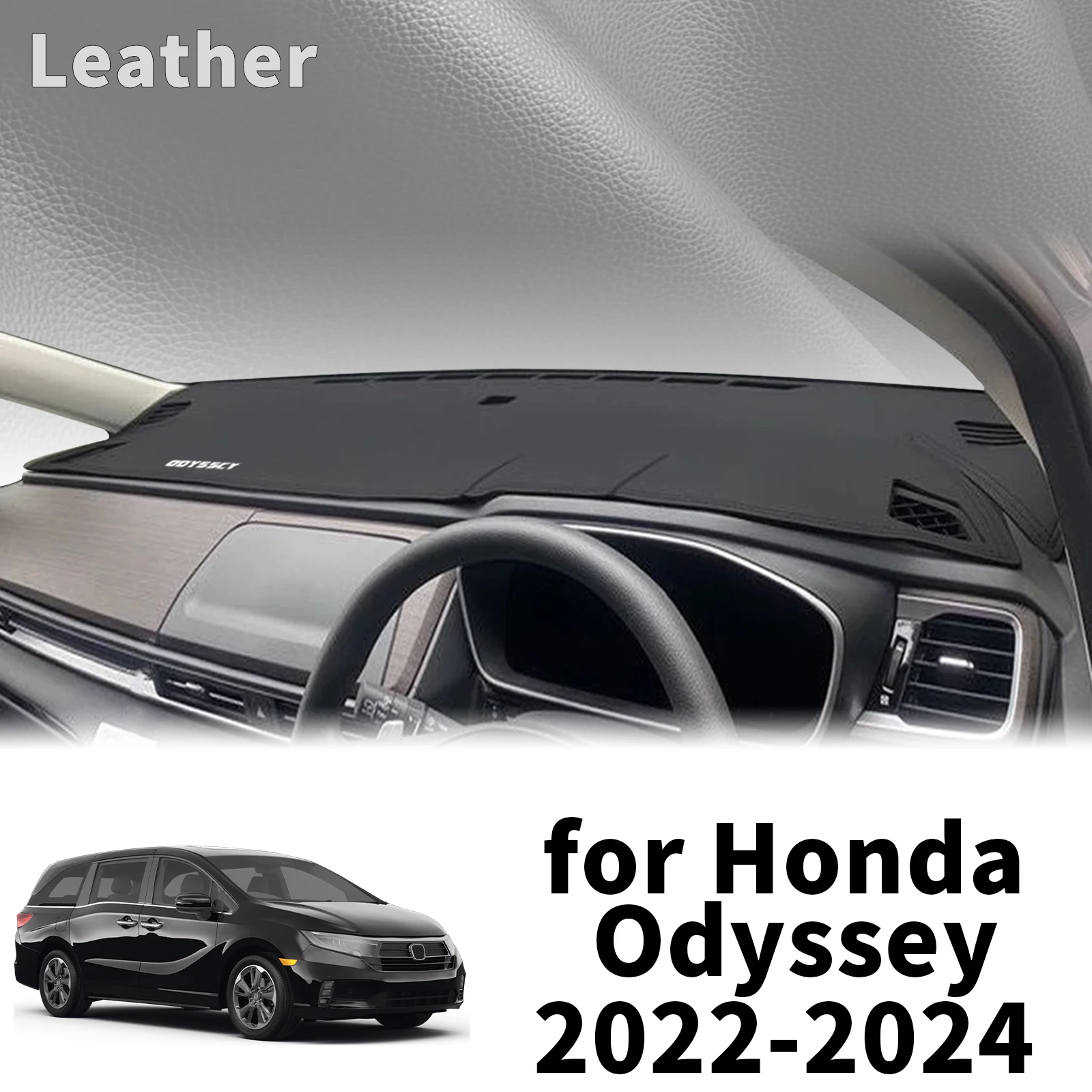 

fit for Honda Odyssey 2022 2021 2023 2024 LOGO Dashmat Dashboard Cover Pad Protective Carpet DashMat Sunshade Car Accessories