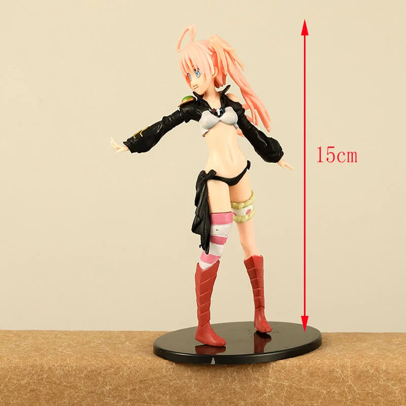 في ذلك الوقت تم تجسدت كشخصية أنيمي الوحل Otherworld Rimuru Tempest Kawaii اللعب ديكور للأطفال المشجعين هدية Brinquedos #6