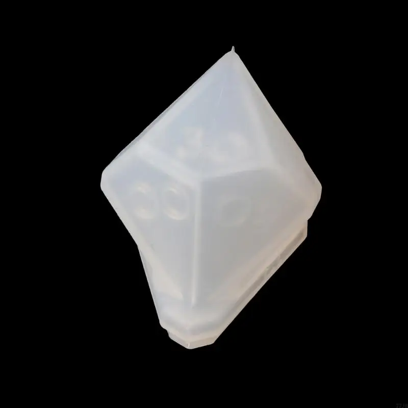 77JB resina Casting Polyedron Game Moldes dados Moldes para juegos bricolaje