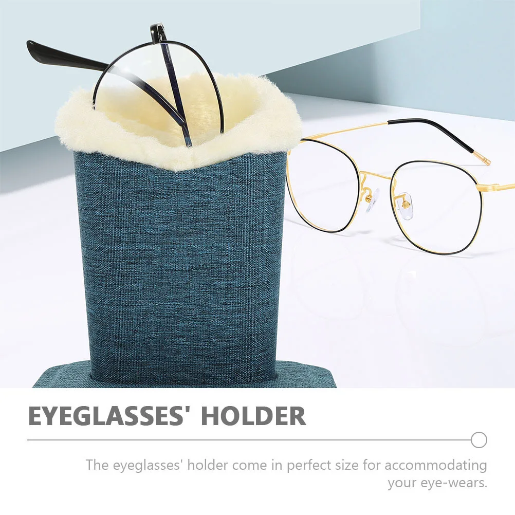 

2Pcs Eye Glasses Holder Stylish Glasses Stand Soft Lined Desktop Base for Sunglasses Display Home Use Eyeglasses Stands